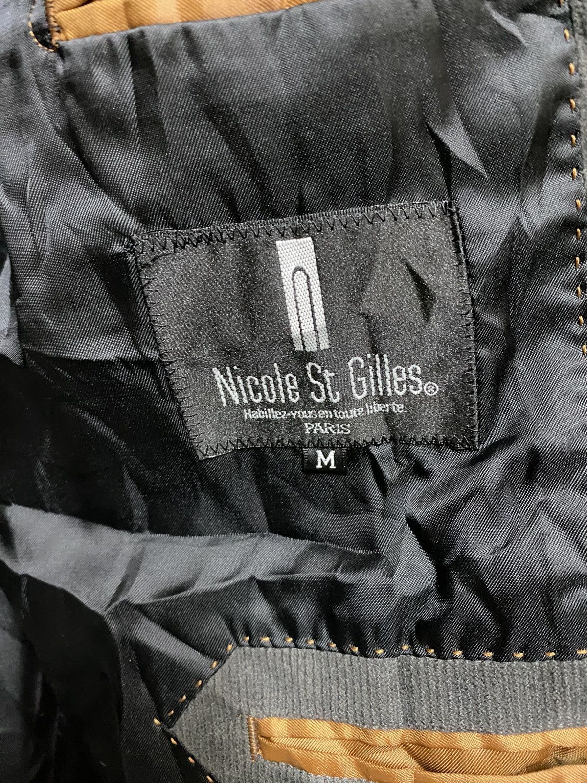 If Six Was Nine Nicole St Gilles Corduroy Coat Size US M / EU 48-50 / 2 - 9 Thumbnail