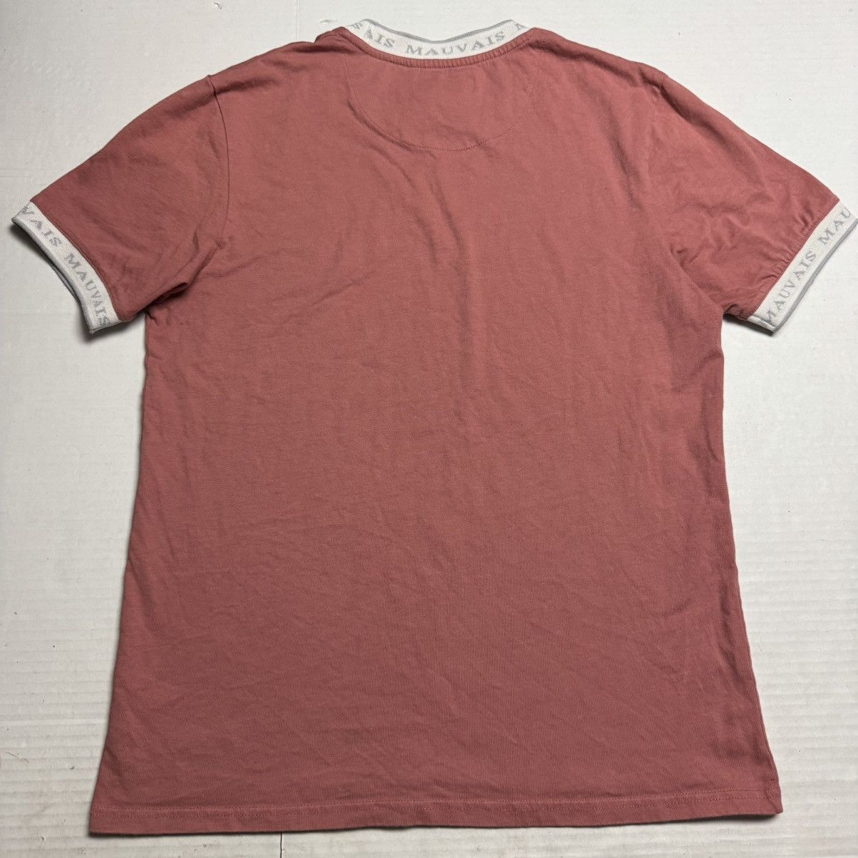 Other MAUVAIS Crew Neck Short Sleeve Logo Tape T-Shirt In Copper Size US L / EU 52-54 / 3 - 5 Thumbnail
