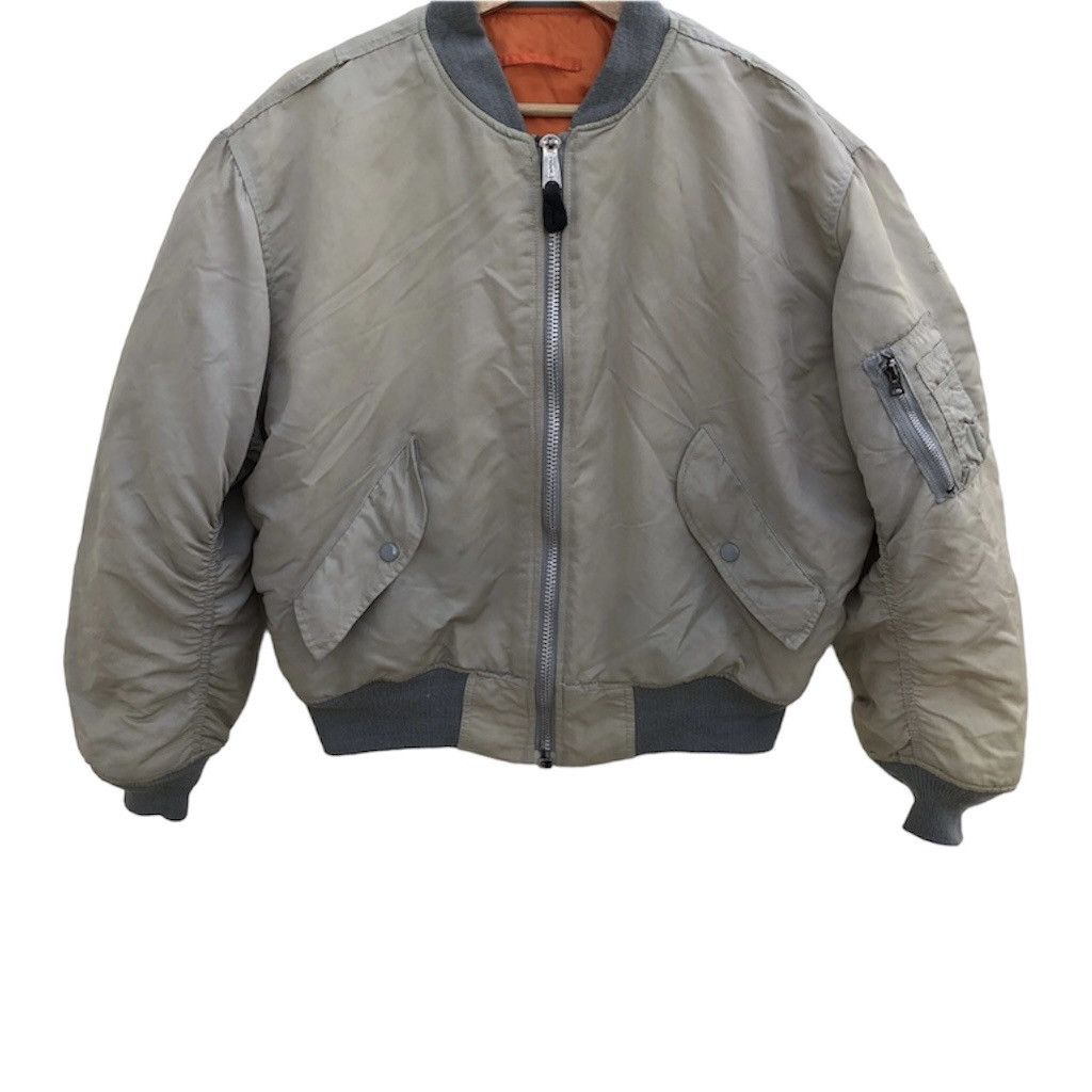 Alpha × Bomber Jacket × Streetwear Alpha MA-1 Reversible