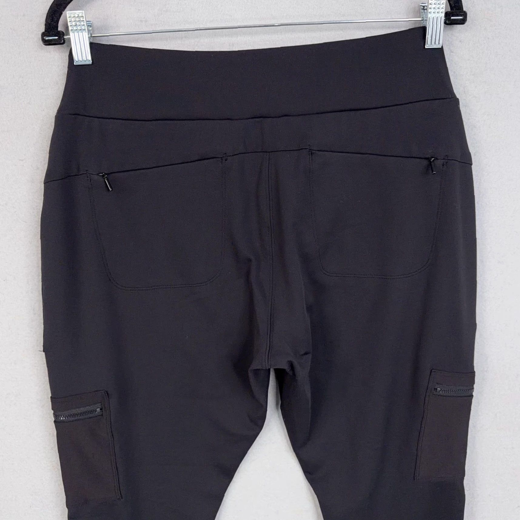 Athleta Athleta Leggings Womens 12 Black Ankle Cargo Pocket Zip Hiking Yoga Running Pant Size 34" / US 12 / IT 48 - 5 Thumbnail