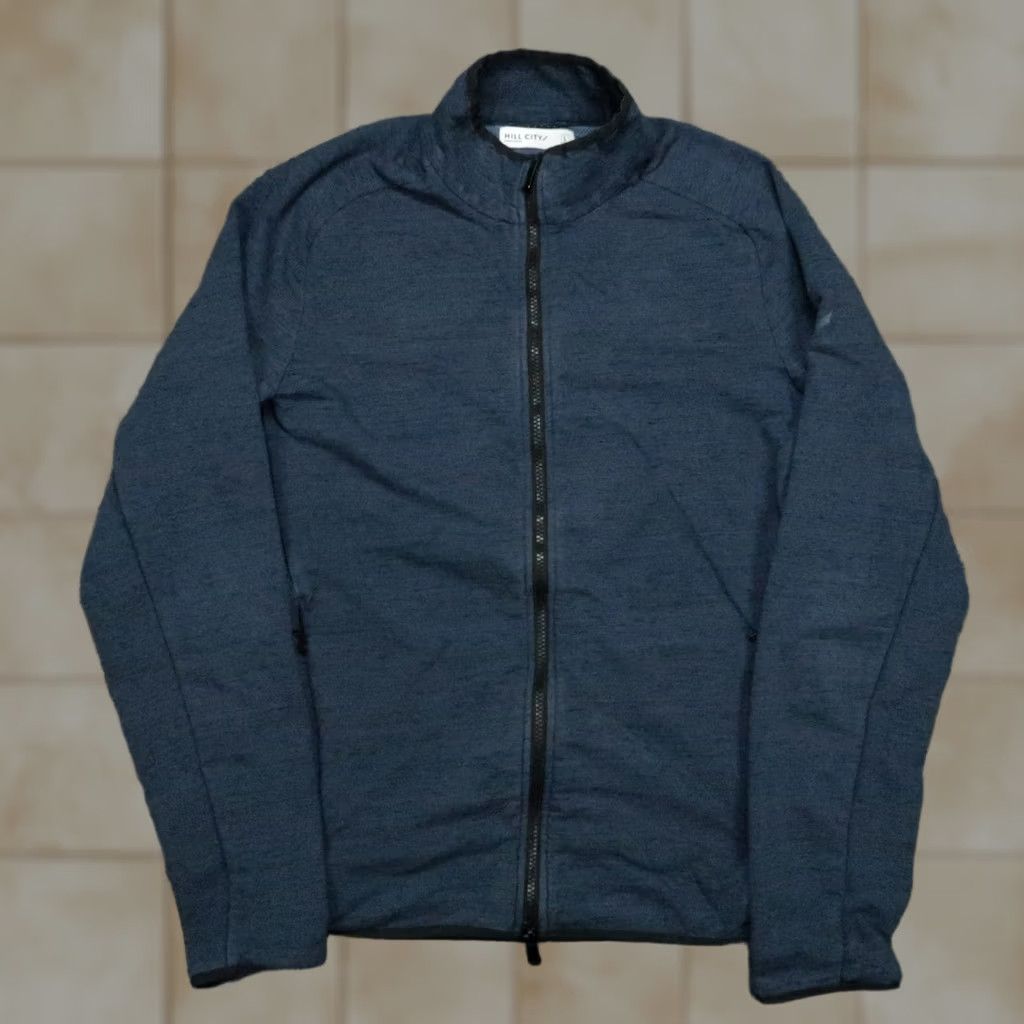 Vintage Hill City Jacket Mens Large Blue Full Zip Pockets Bomber Track Jacket Size US L / EU 52-54 / 3 - 1 Thumbnail