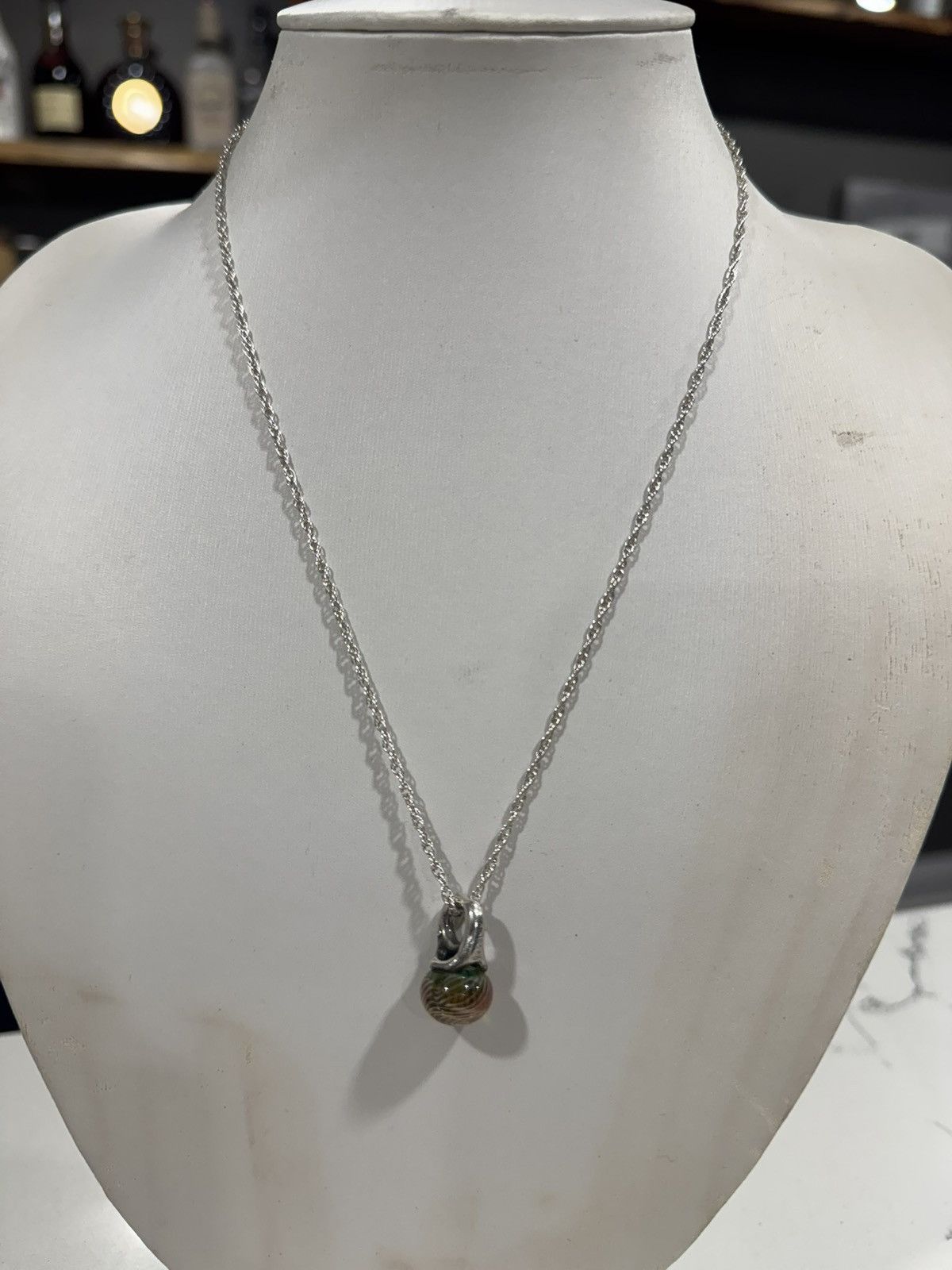 Sterling Silver Trollbeads 925 Necklace w/ Handcrafted Murano Glass Bead Size ONE SIZE - 1 Thumbnail