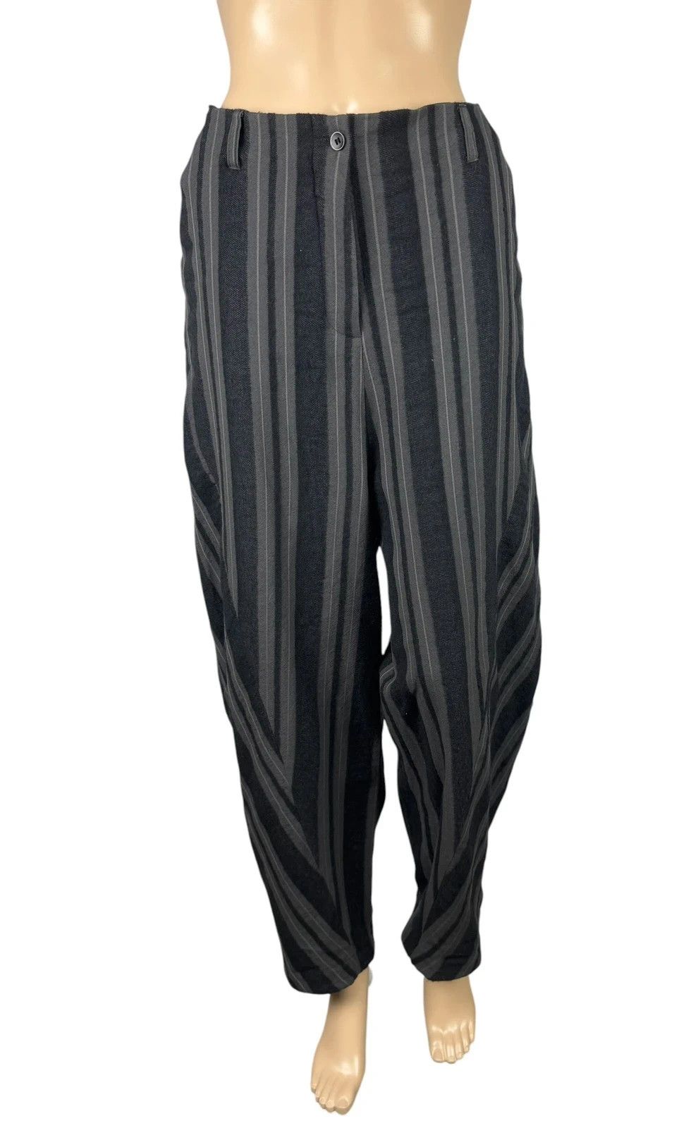 Other Lilith Baggy Pants Striped Wool Cotton size L Size 30" / US 8 / IT 44 - 2 Thumbnail