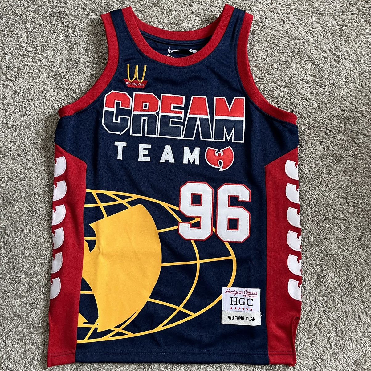 image of Wu Tang Clan x Wutang Wu-Tang Jersey Size Small Wutang Basketball Raekwon Gza in Navy/Blue, Men's