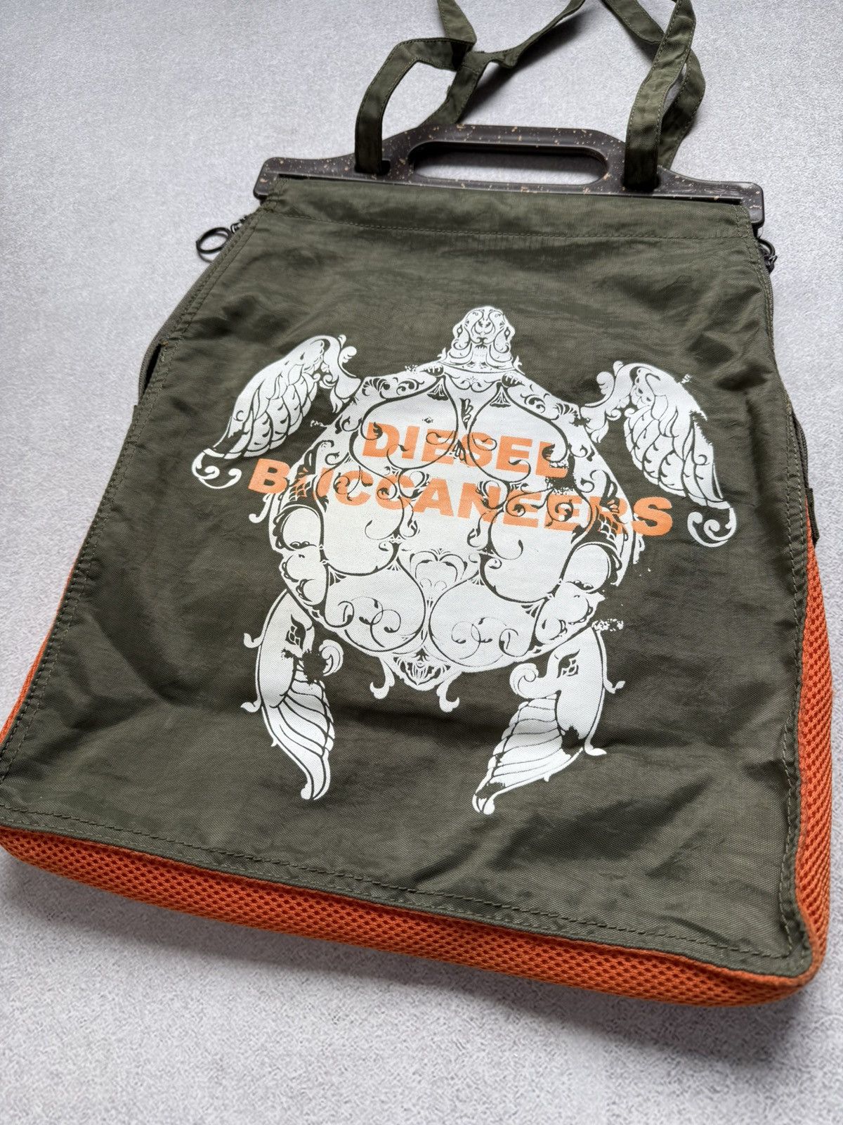 Diesel Rare Diesel Vintage Tote Bag Graphic Print Shopper Bag Y2K Size ONE SIZE - 15 Thumbnail