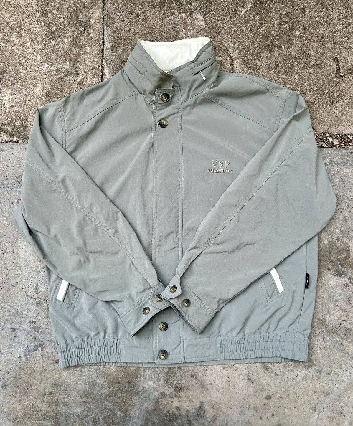 Vintage Vintage Playboy Collection Embroidery Logo Bomber Jacket Size US M / EU 48-50 / 2 - 5 Thumbnail