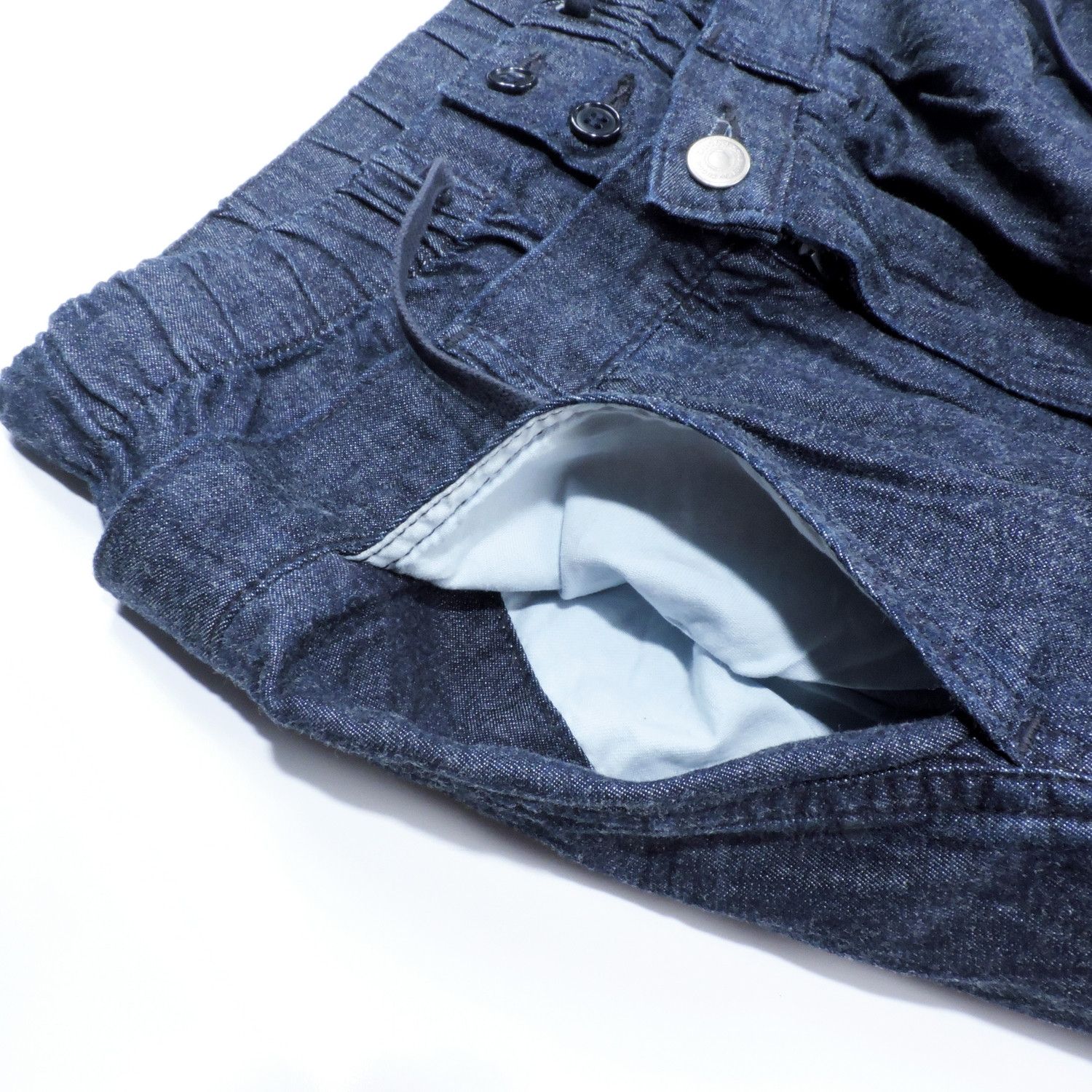 CABANE de ZUCCa ISSEY MIYAKE CABANE DE ZUCCA INDIGO DENIM PANTS Size US 30 / EU 46 - 12 Thumbnail