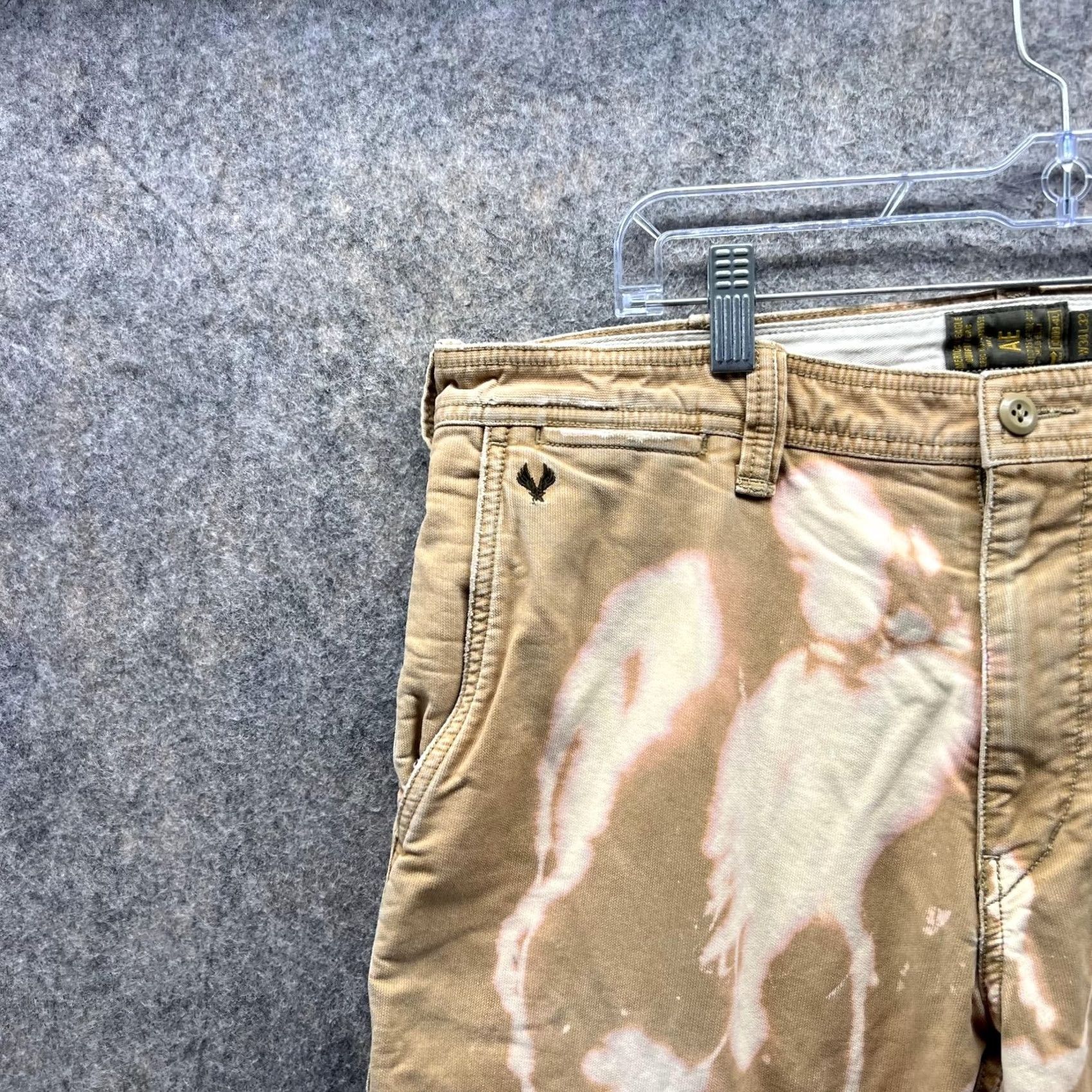 American Eagle Outfitters American Eagle Outfitters Pants Men 34x32 Chino Flat Front Beige Khaki Casual Vintage No Size US 34 / EU 50 - 3 Thumbnail