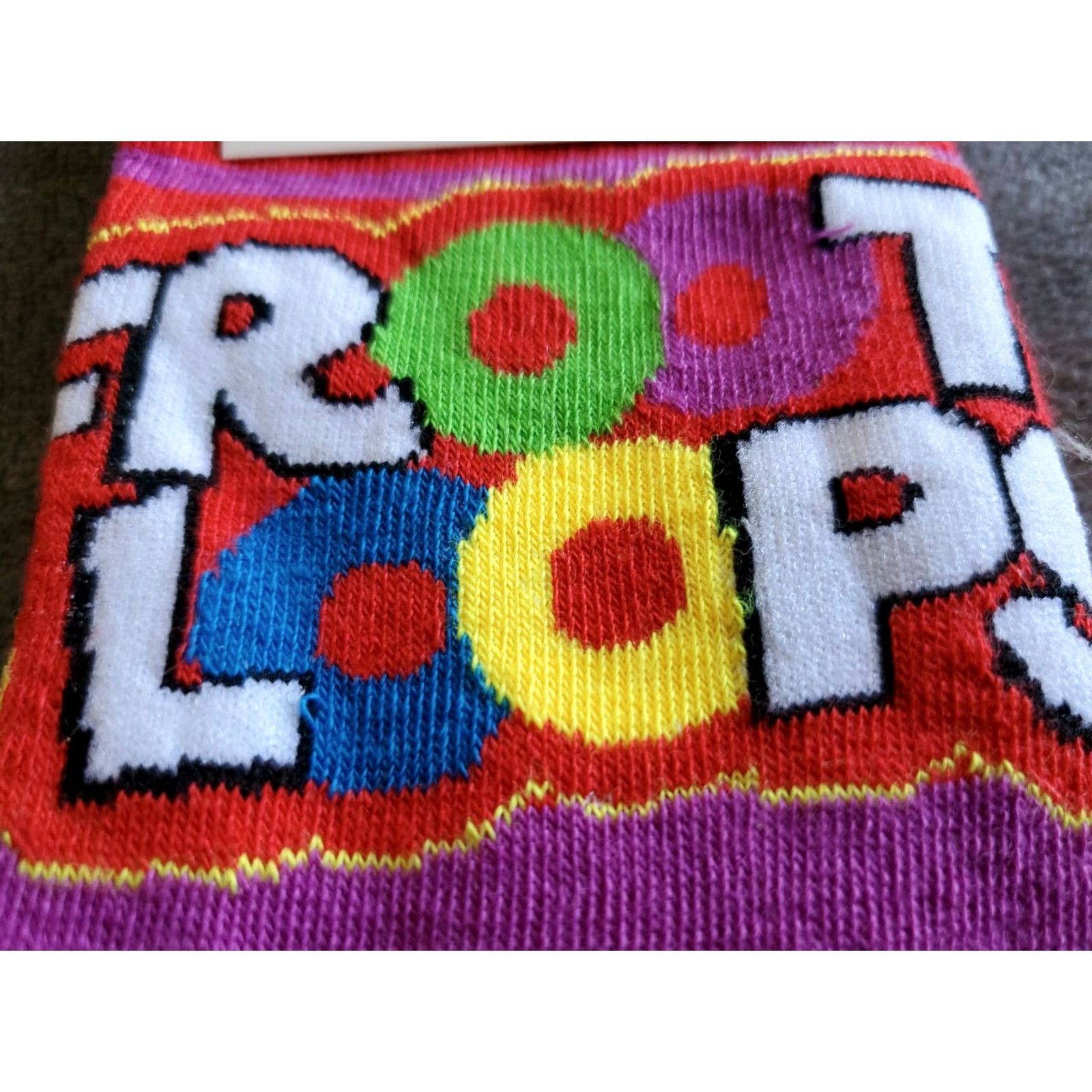 Vintage Kellogg's Frosted Flakes & Fruit Loops NEW Striped Socks 2pk Shoe SZ 6-10 NEW Size ONE SIZE - 4 Thumbnail