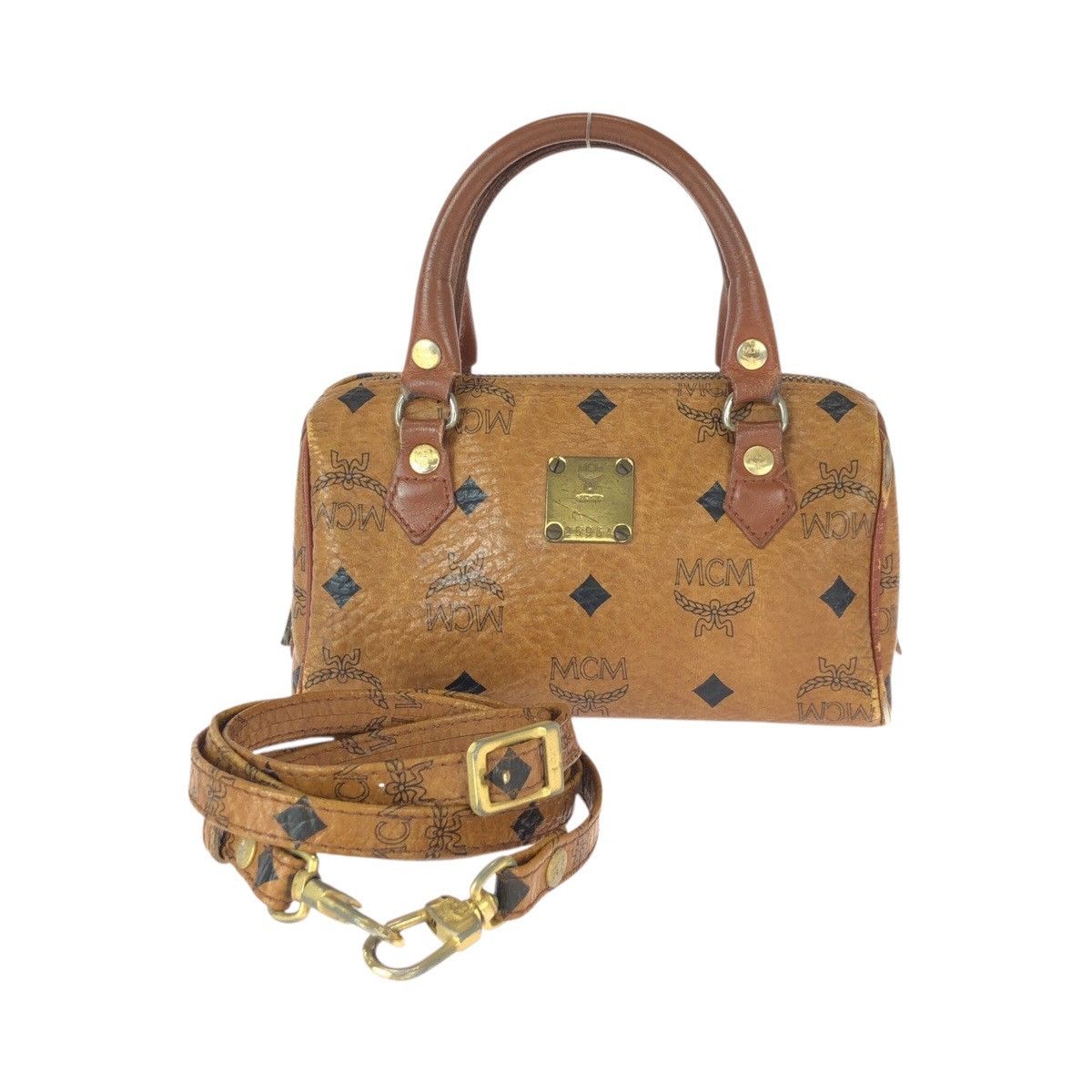 MCM MCM MCM Visetos PVC 2way Shoulder Handbag Plastic / Synthetic Shoulder Bag DUTY FREE for USA Size ONE SIZE - 1 Thumbnail