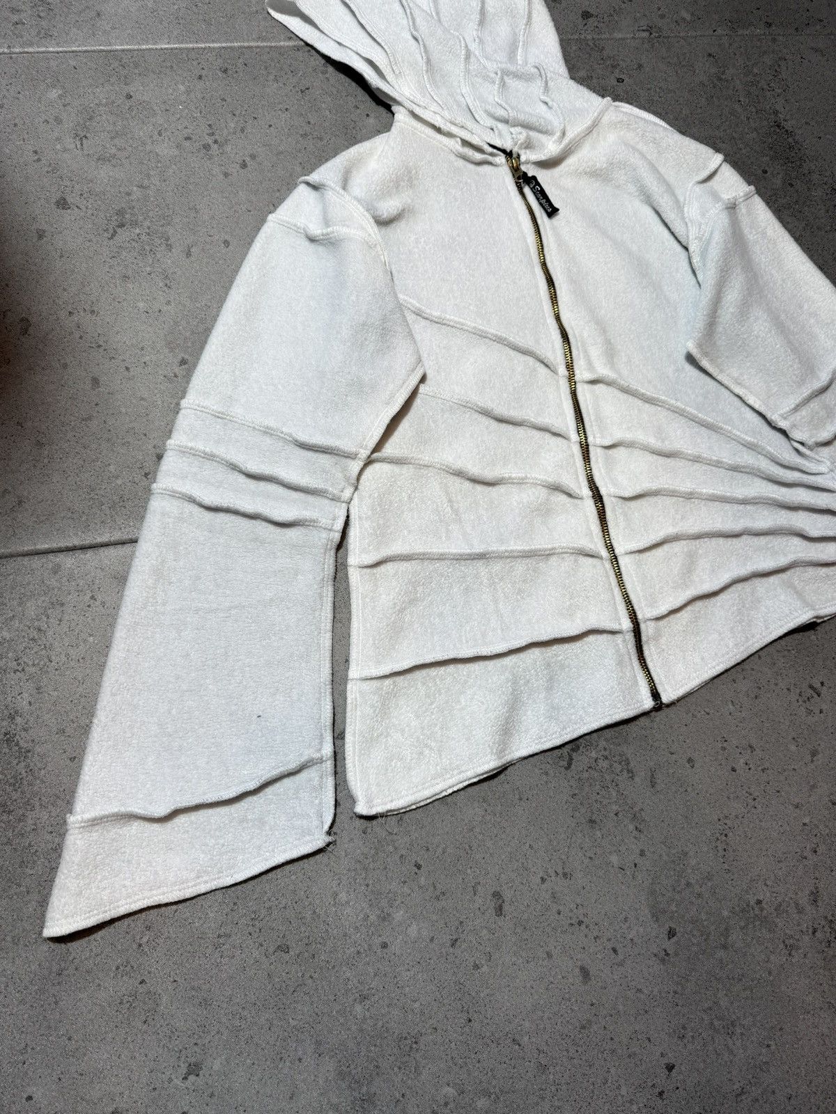 Japanese Brand × Vintage Vintage Avantgarde asymmetrical pointed hood hoodie Size M / US 6-8 / IT 42-44 - 4 Thumbnail
