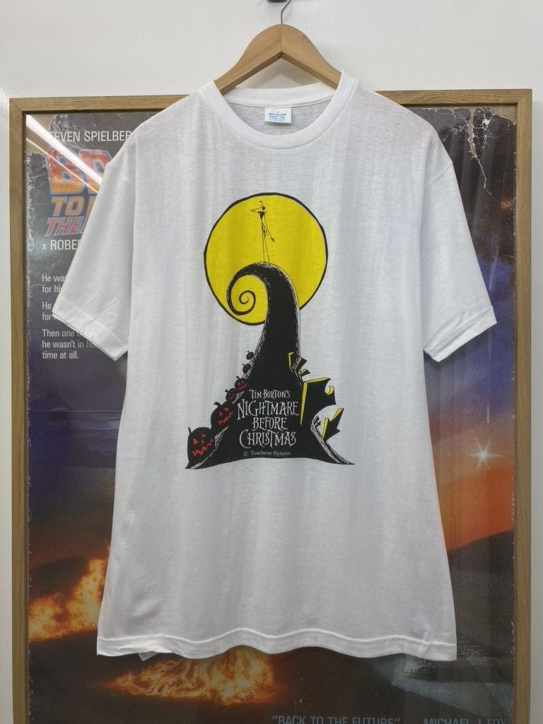 Vintage 1997 Vintage The Nightmare Before Christmas Movie Promo Tee Size US L / EU 52-54 / 3 - 1 Thumbnail