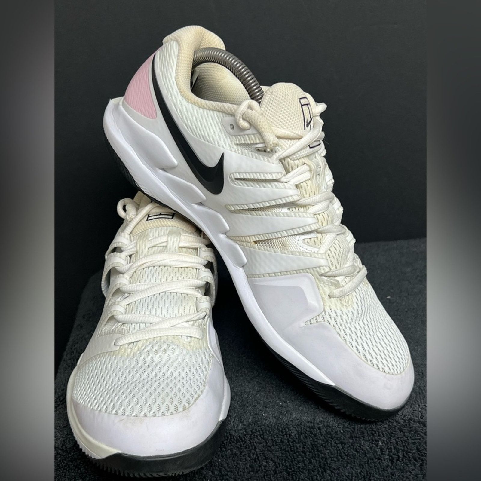Nike Nike Court Air Zoom Vapor X White Pink Tennis Pickleball Size US 10 / IT 40 - 3 Thumbnail