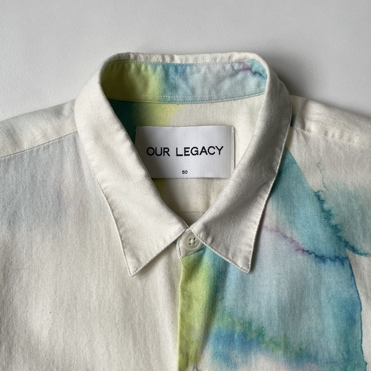 Our Legacy A/W 14 Watercolour Print Shirt Size US M / EU 48-50 / 2 - 3 Thumbnail