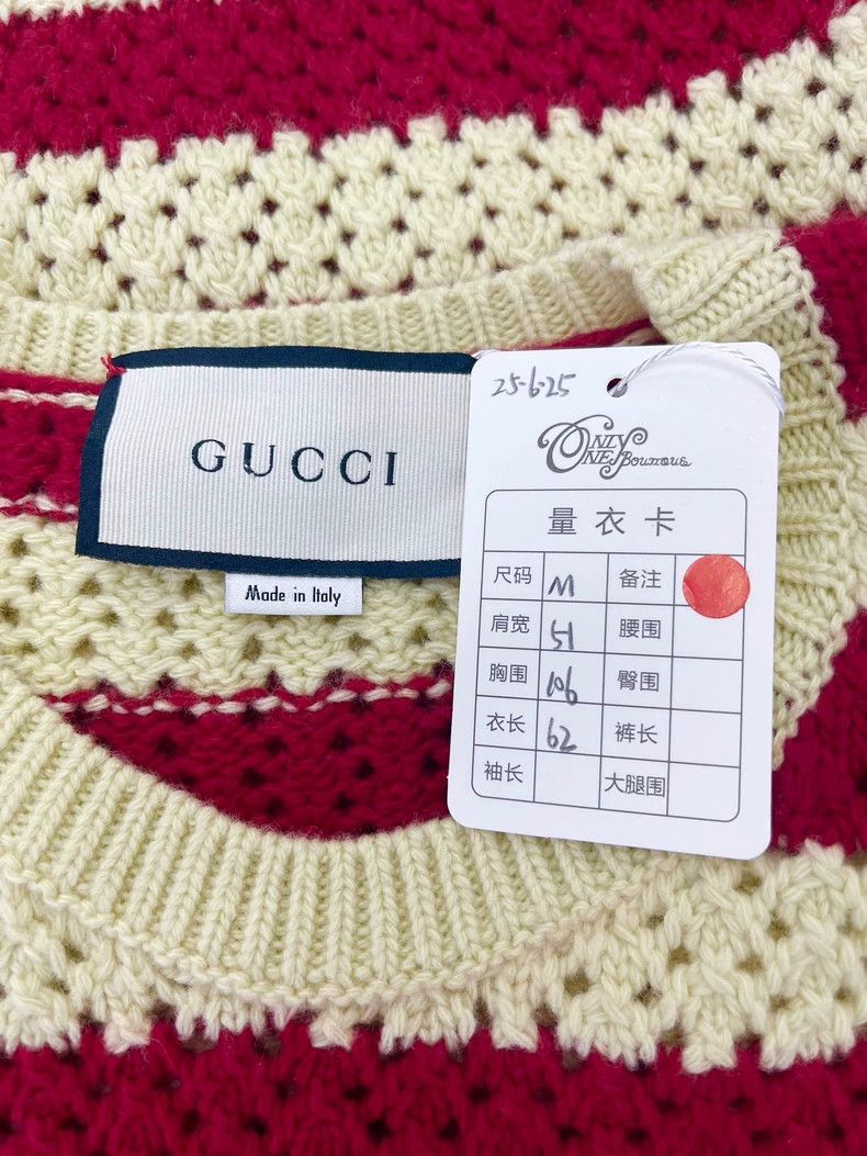 Gucci Gucci Red striped knitted vest Size M / US 6-8 / IT 42-44 - 3 Thumbnail