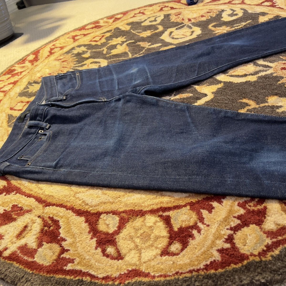 Kaihara Denim × Uniqlo uniqlo raw selvedge slim straight kaihara denim Size US 30 / EU 46 - 10 Thumbnail
