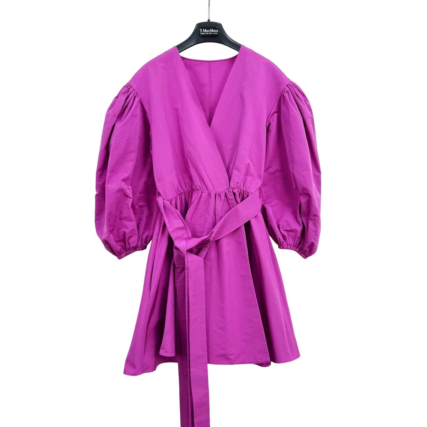 Valentino Valentino Pink Puff Sleeve Belted Dress Size 40 Size S / US 4 / IT 40 - 1 Thumbnail