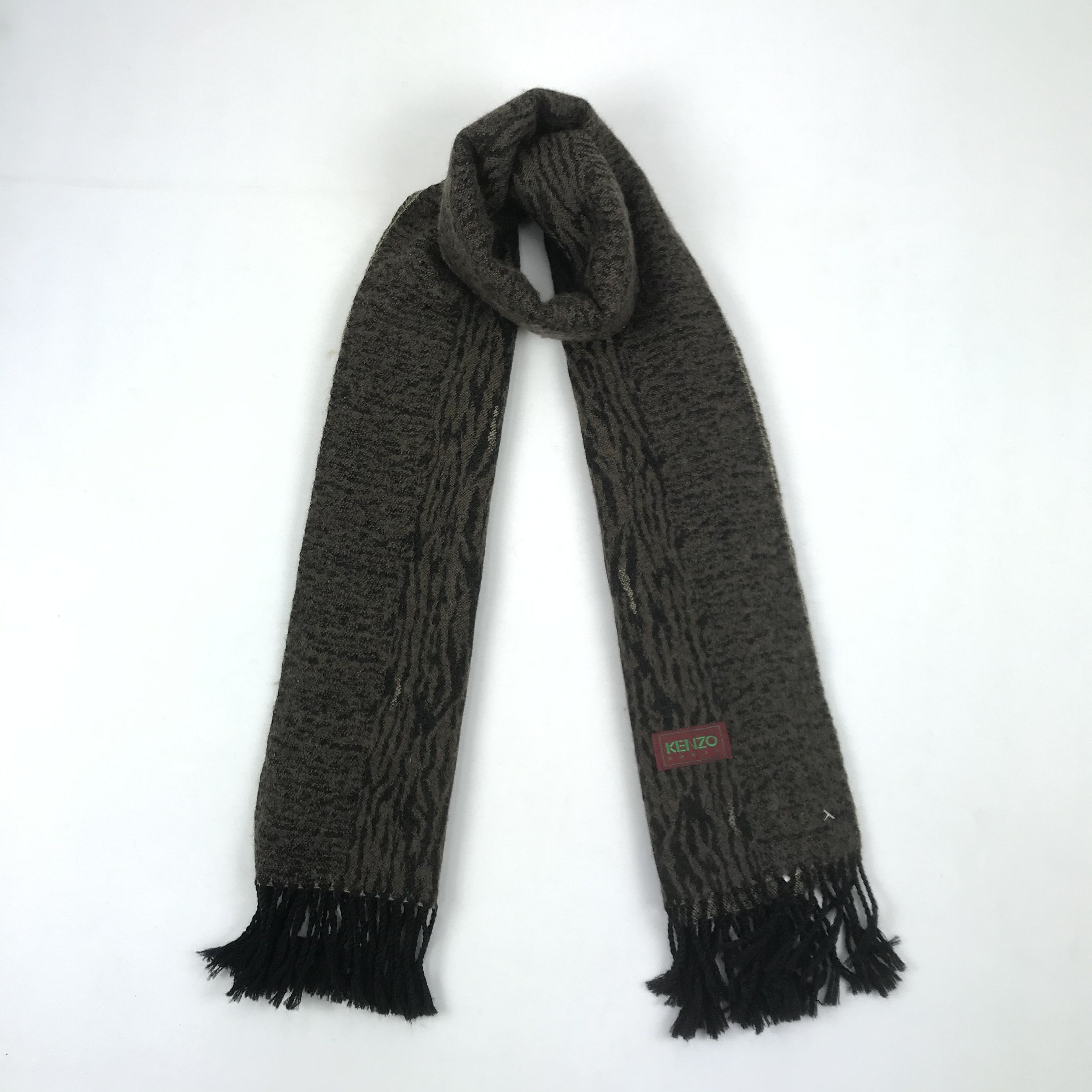 Vintage Kenzo Scarf Muffler Wool Cashmere Scarves