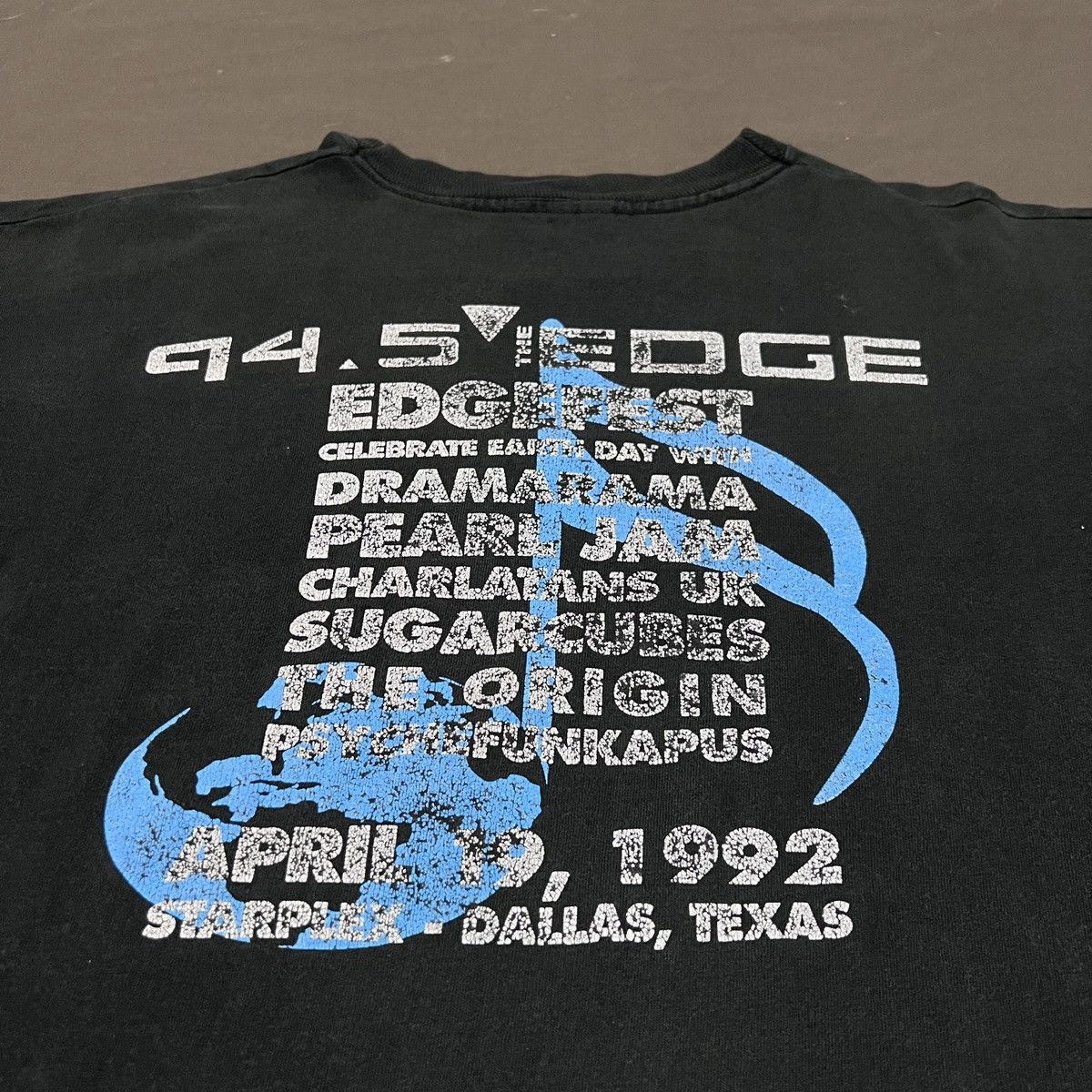 Band Tees × Vintage Vintage 1992 EDGE FEST PEARL JAM Sugarcubes Bjork Sun Faded Size US XL / EU 56 / 4 - 7 Thumbnail