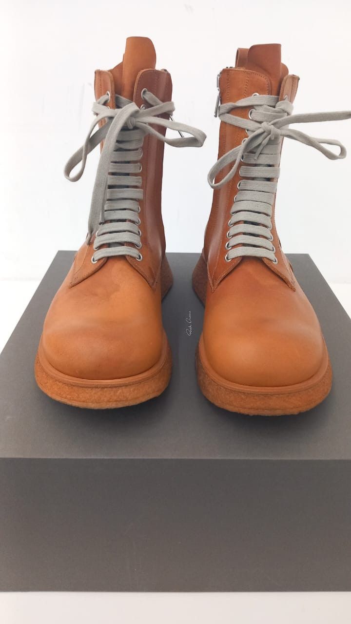 Rick Owens RICK OWENS LACEUP PARA BOOTS Size US 11 / EU 44 - 11 Thumbnail