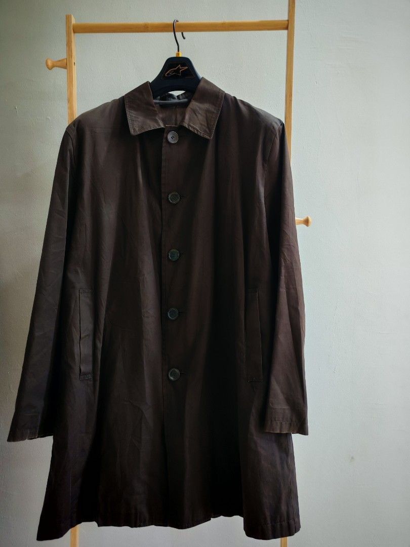 Margaret Howell Margaret Howell Olive Green Long Coat Made in England Size US L / EU 52-54 / 3 - 1 Thumbnail