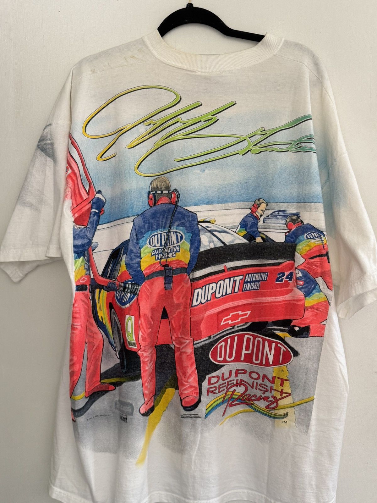 NASCAR Jeff Gordon AOP Pit Stop Tee Size US XXL / EU 58 / 5 - 2 Thumbnail