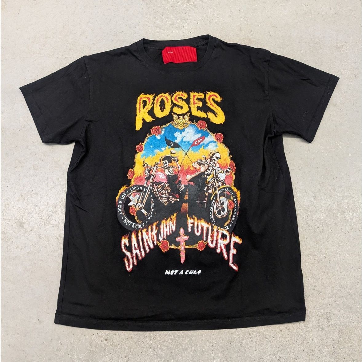Band Tees × Future × Saintwoods Saint JHN x Future Not A Cult Roses t-shirt Size US XL / EU 56 / 4 - 1 Thumbnail