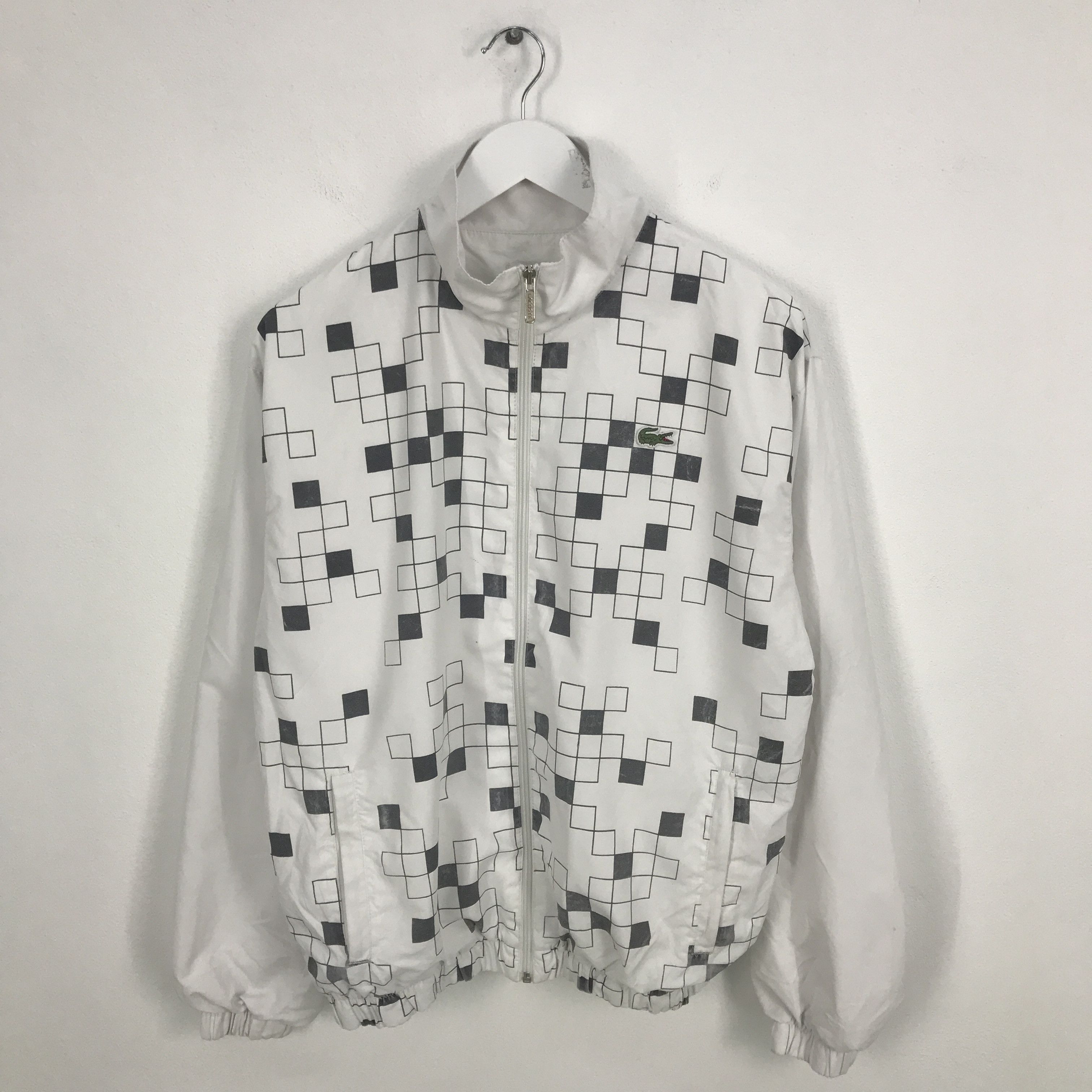 Lacoste Rare Lacoste Windbreaker Jacket Size US L / EU 52-54 / 3 - 1 Thumbnail