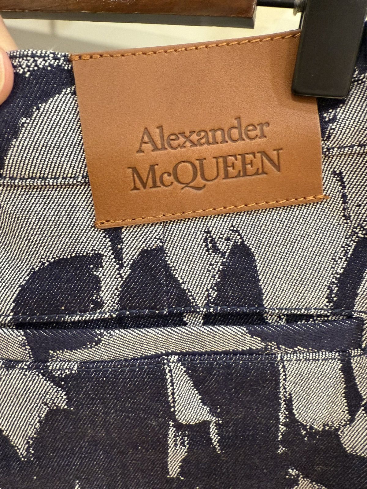 Alexander McQueen Graffati print denim shirt and shorts ，oneset size 46 Size US S / EU 44-46 / 1 - 22 Thumbnail