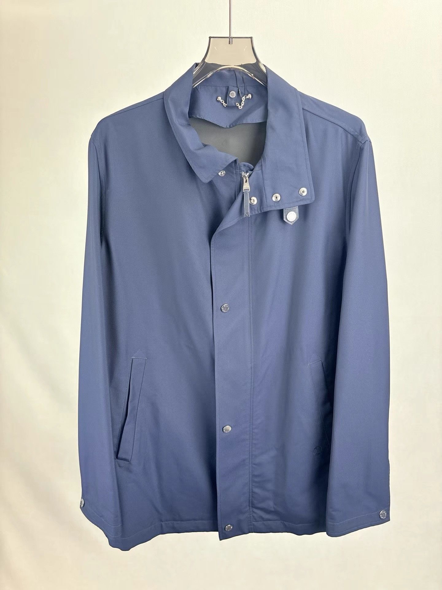 Louis Vuitton LV Navy Blue Jacket Coat K1 Size US L / EU 52-54 / 3 - 1 Thumbnail