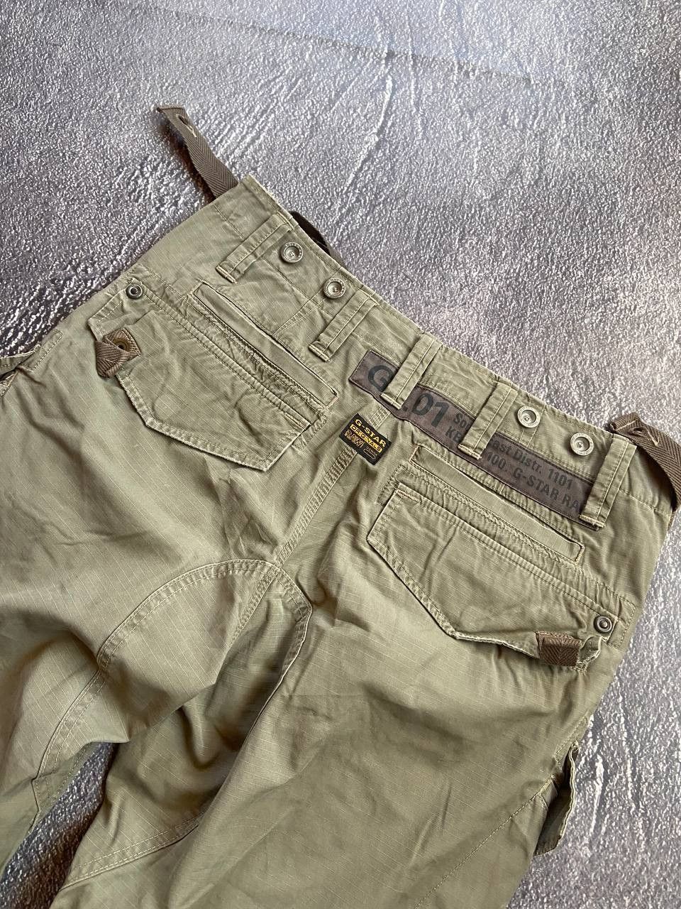 G-Star Vintage G Star Raw Y2K distressed cargo pants Size US 33 - 5 Thumbnail