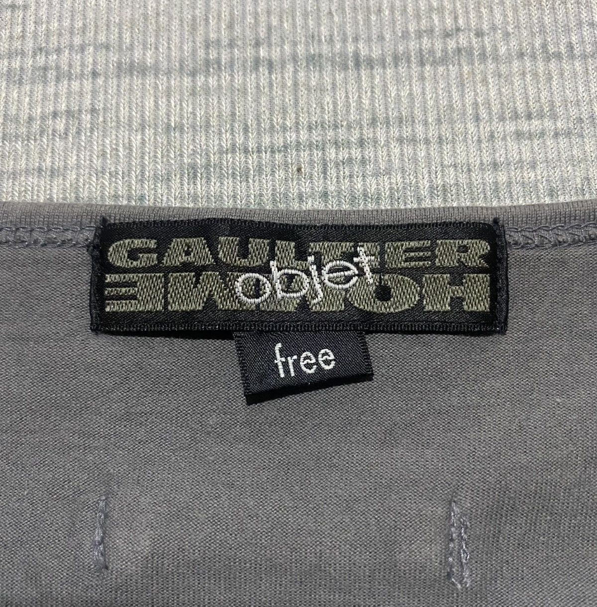 Gaultier Homme Objet Gaultier Homme Objet Simple Design Charcoal T-Shirts Size US S / EU 44-46 / 1 - 3 Thumbnail