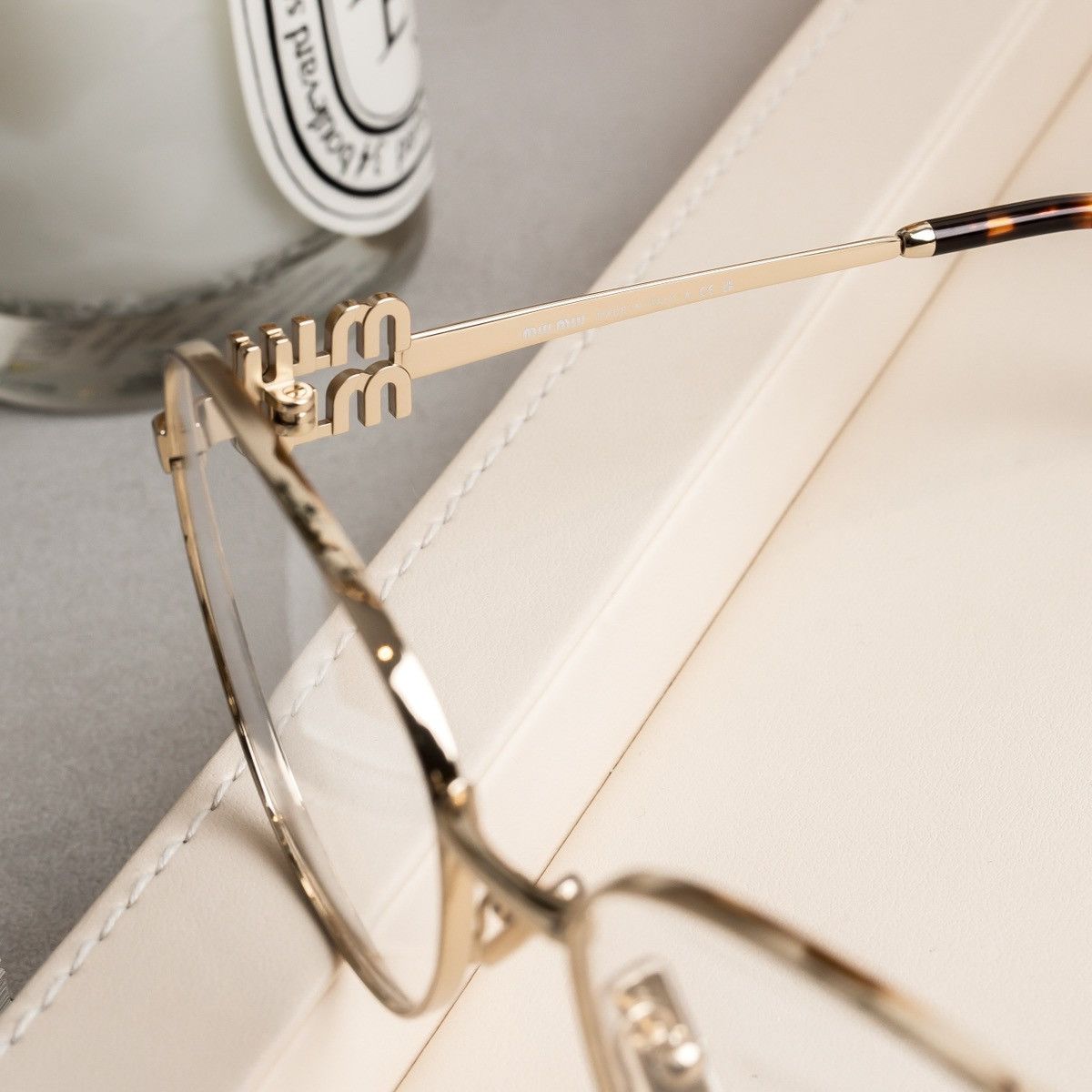 Miu Miu MIU MIU 0MU 50XV ZVN1O1 GLASSES Size ONE SIZE - 3 Thumbnail
