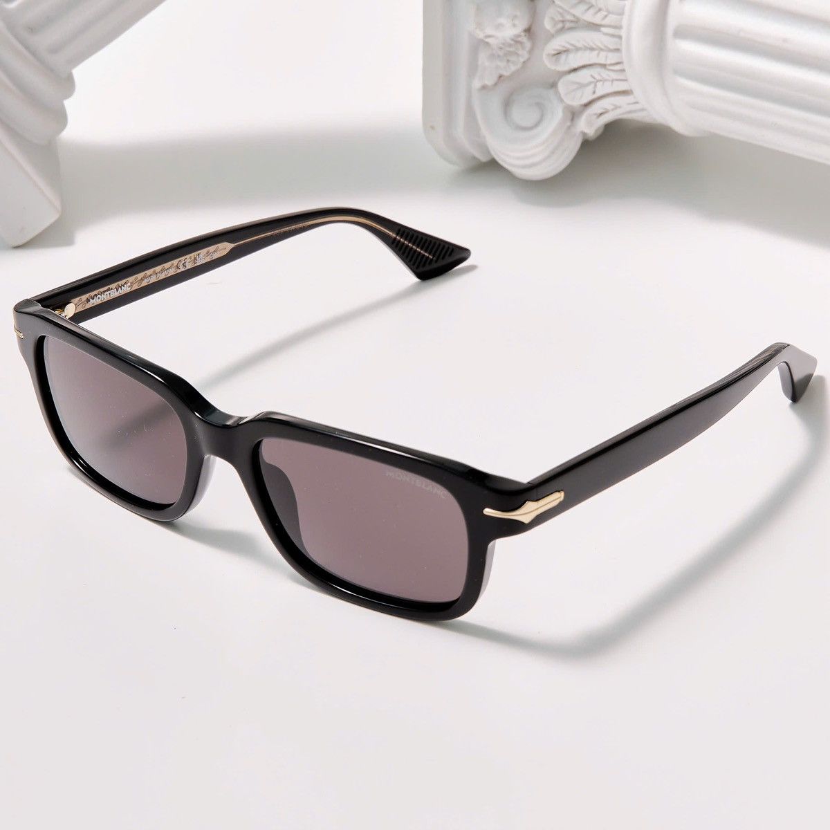 Montblanc MONTBLANC MB0436S 001 SUNGLASSES Size ONE SIZE - 2 Thumbnail