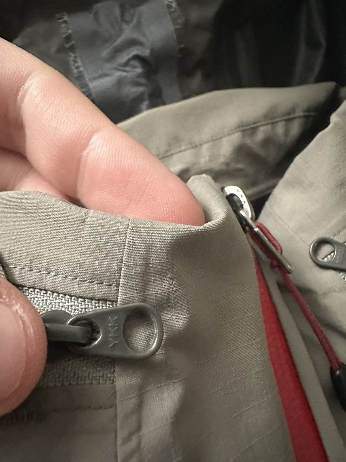 Arc'teryx RARE Arcteryx Beta Alpha SL Beige Gore Tex Jacket Red Zipper Size US L / EU 52-54 / 3 - 14 Thumbnail