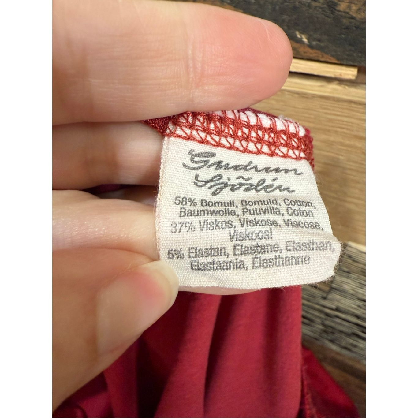 Guru Gudrun Sjoden red leggings size Small Size 27" / US 4 / IT 40 - 4 Thumbnail