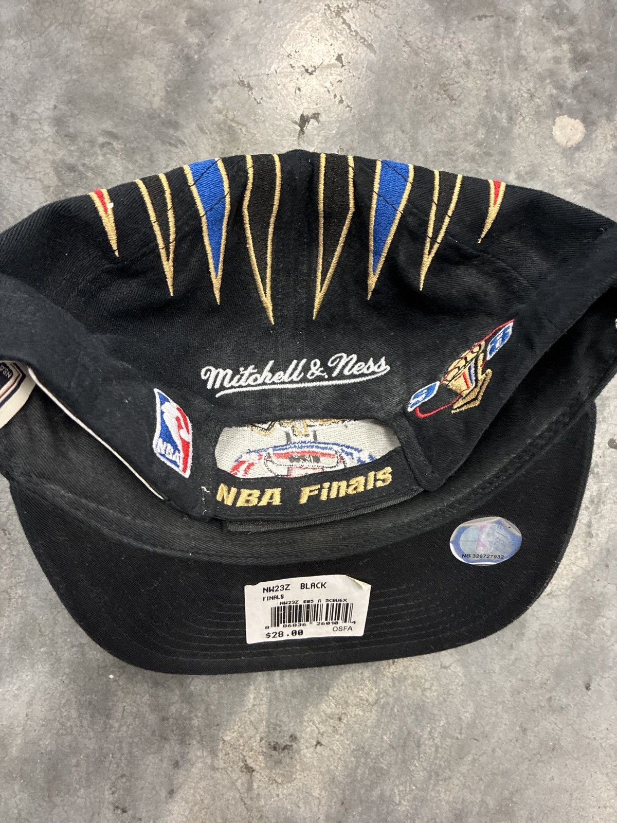 NBA Vintage nba champions hat Size ONE SIZE - 3 Thumbnail