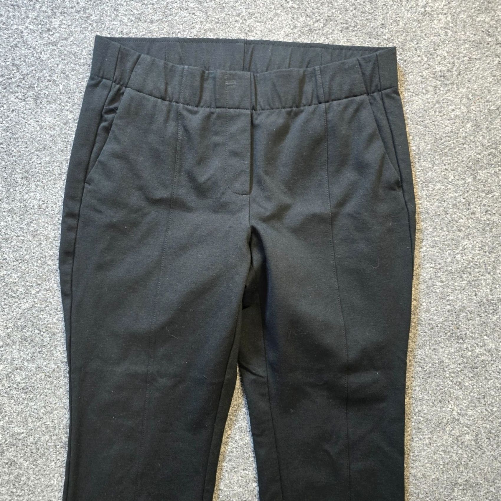 J. Jill J. Jill Pants Women Petite Black Ponte Slim Leg Stretch Casual Size 28" / US 6 / IT 42 - 2 Thumbnail