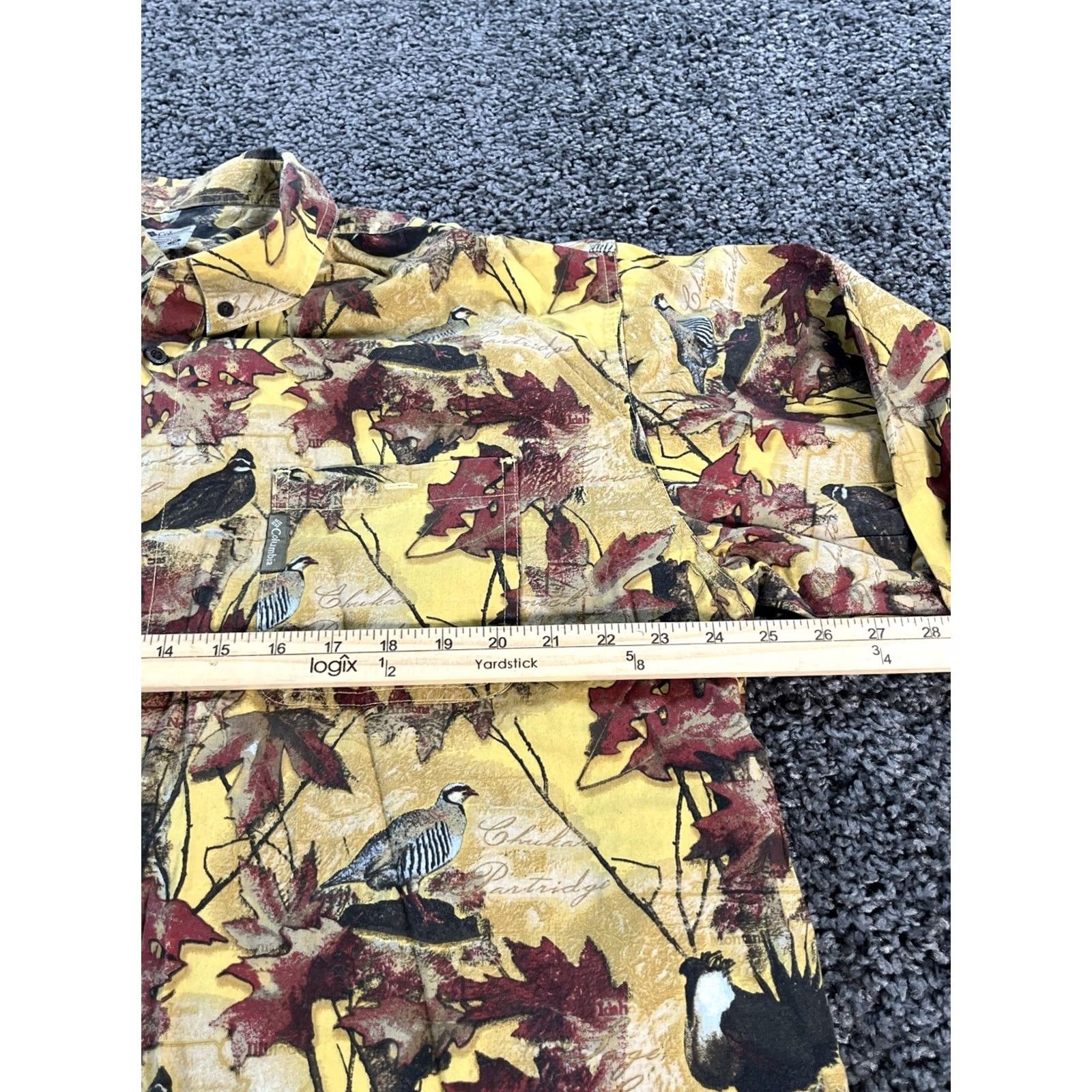 Vintage Columbia Shirt Mens XL All Over Print Birds Performance Hunting Gear Size US XL / EU 56 / 4 - 3 Thumbnail