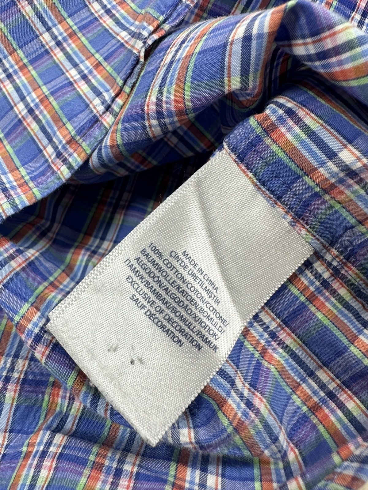 Polo Ralph Lauren Vintage Polo Ralph Lauren Checkered Shirt Button Ups Size XL Size US XL / EU 56 / 4 - 8 Thumbnail