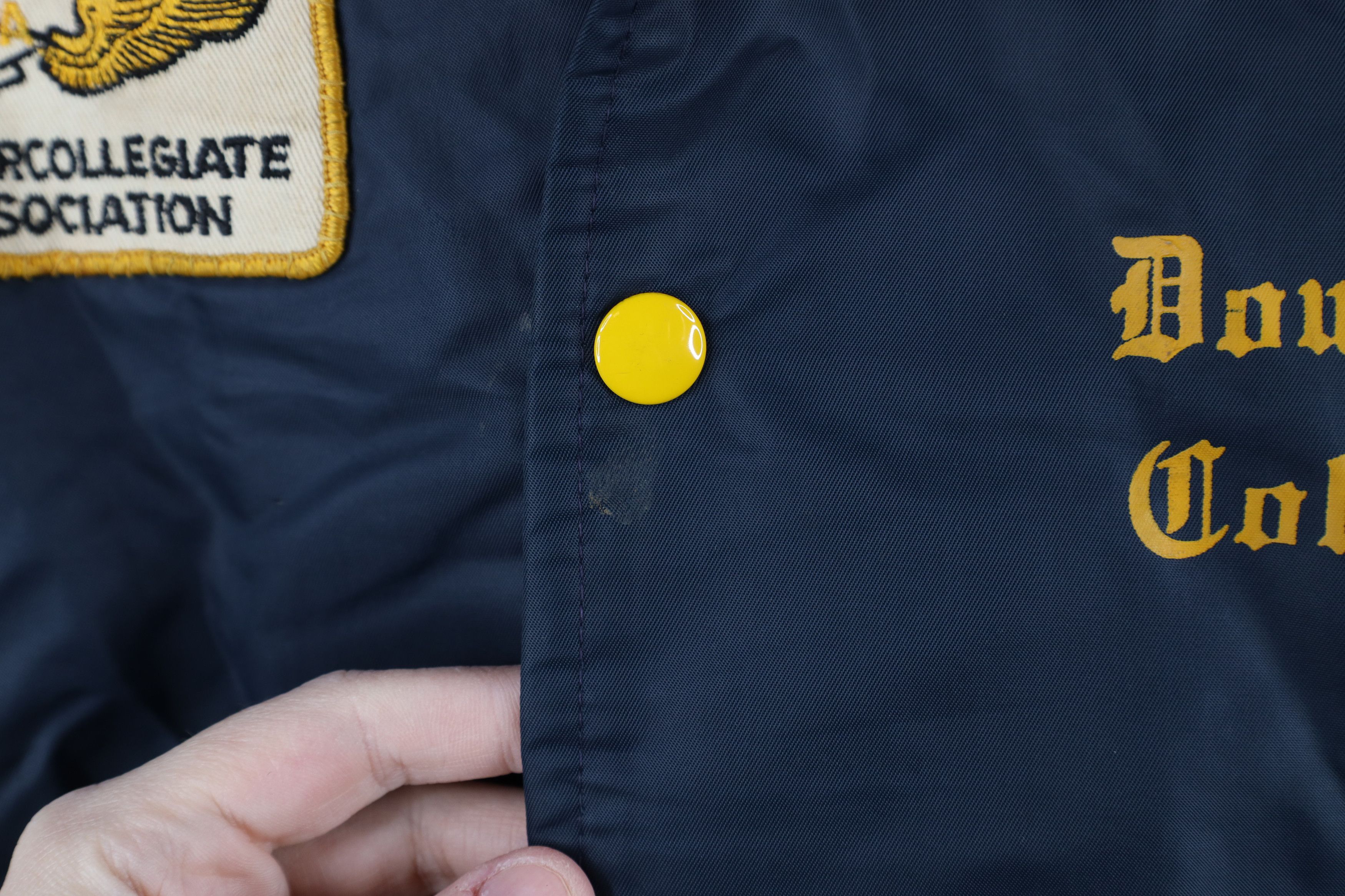 Vintage Vintage 70s College NIFA Flying Varsity Jacket Blue USA Size US M / EU 48-50 / 2 - 5 Thumbnail