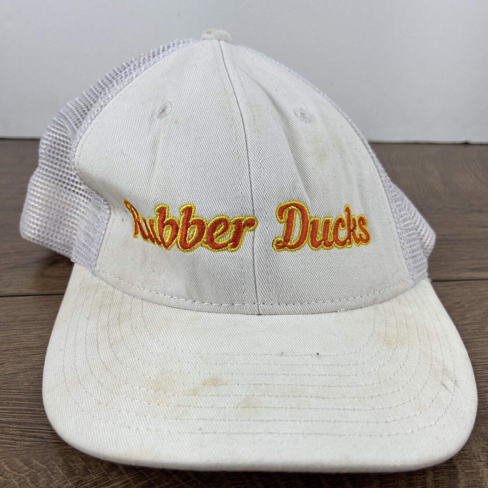 Other Rubber Ducks Snapback Hat Rubber Ducks White Hat Adjustable Size ONE SIZE - 3 Thumbnail