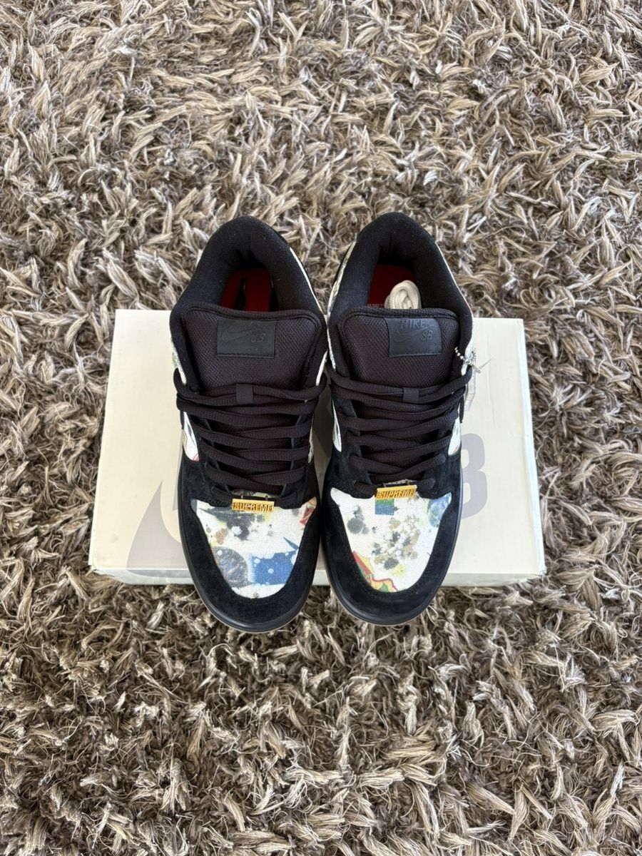 Nike × Supreme Nike SB Dunk Supreme Rammellzee Size US 6 / EU 39 - 6 Thumbnail