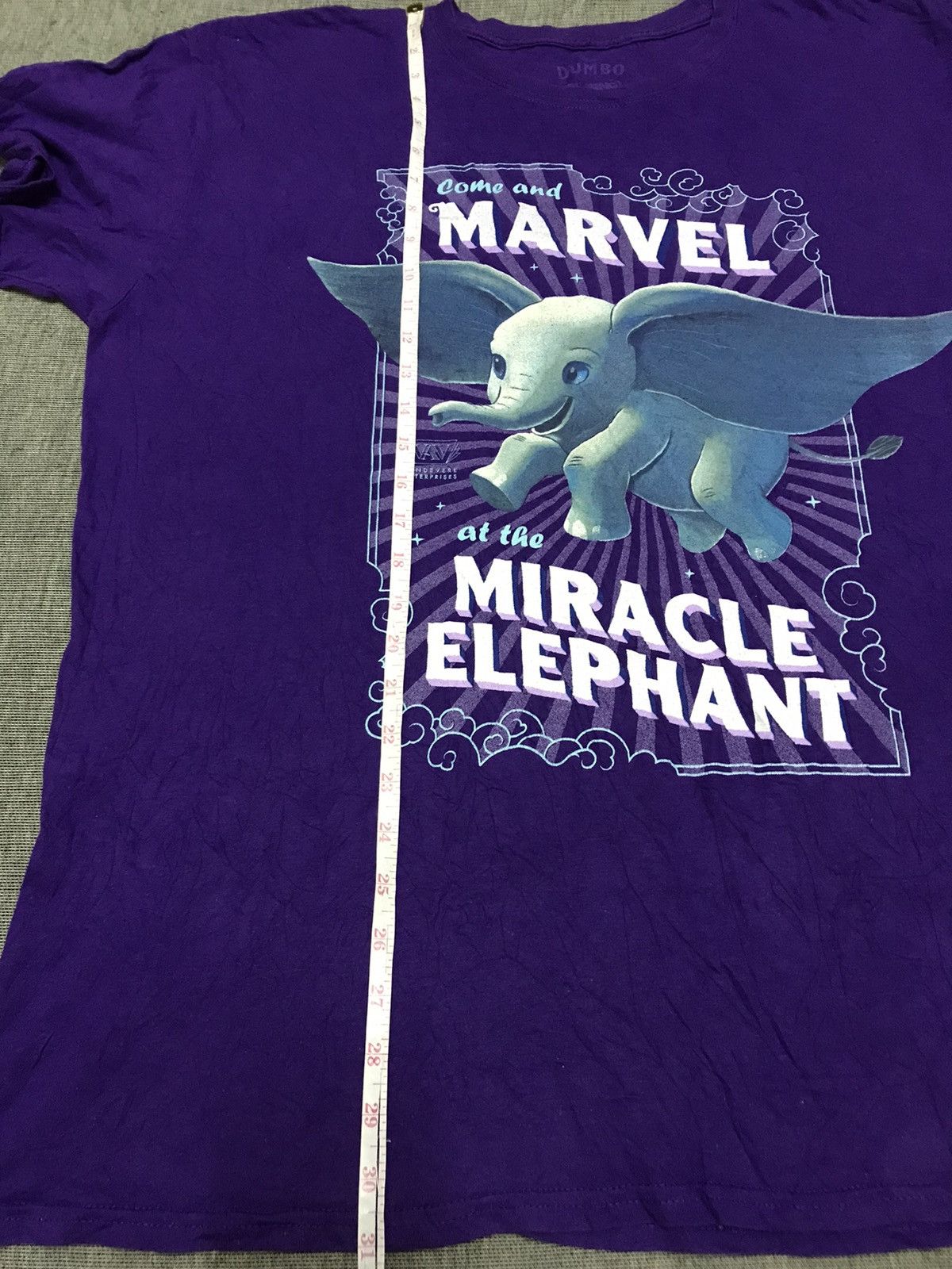 Disney DUMBO Come and Marvel at the Miracle Elephant Size US XXL / EU 58 / 5 - 8 Thumbnail