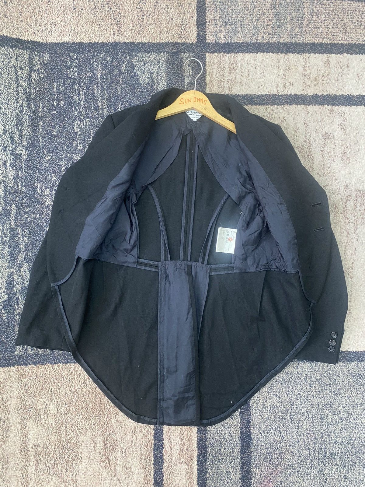 Comme des Garcons AD 2003 COMME DES CARGONS ROBE DE CHAMBRE WOOL JACKET Size US S / EU 44-46 / 1 - 3 Thumbnail