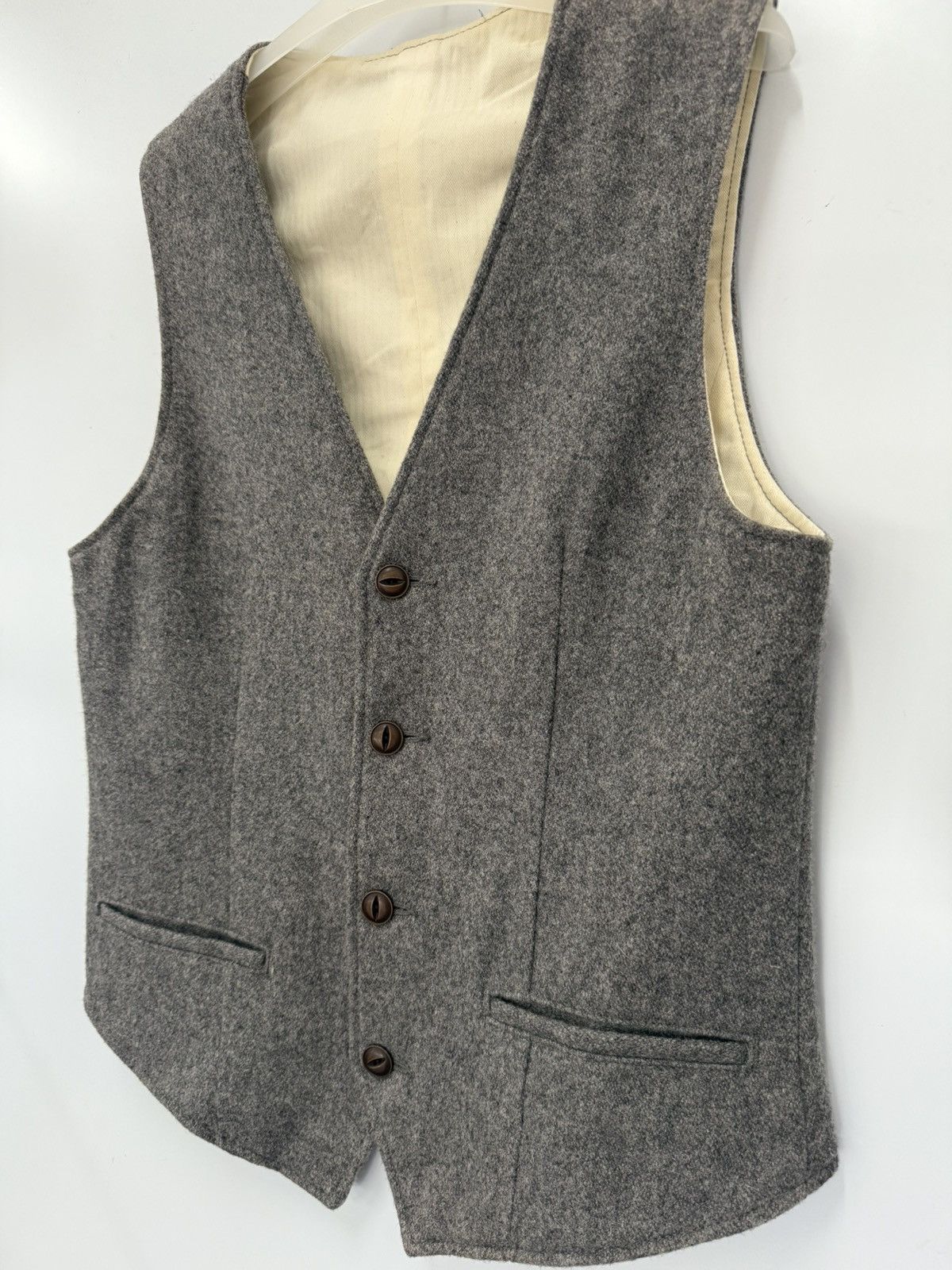 Japanese Brand 🔥 Vtg Japan Federation Of Clothing Industry wool Vest - M Size S / US 4 / IT 40 - 2 Thumbnail