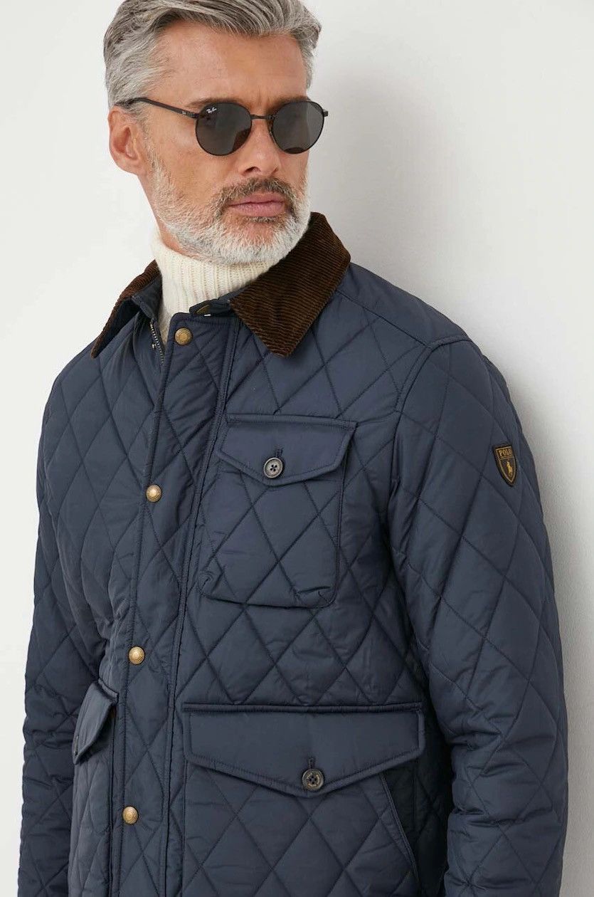 Polo Ralph Lauren Polo Ralph Lauren The Beaton Black Diamond Quilted Corduroy Size US XL / EU 56 / 4 - 18 Thumbnail