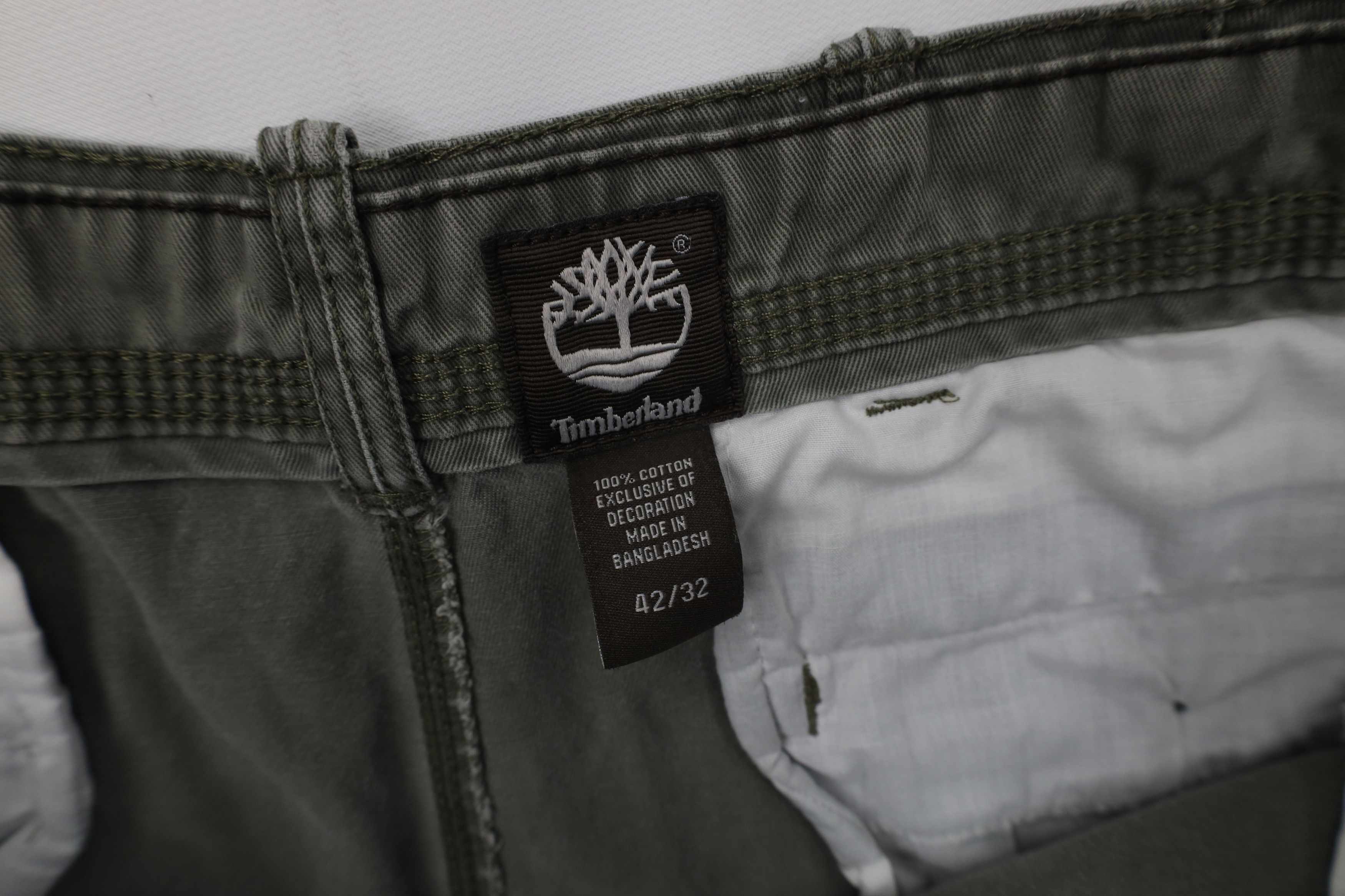 Timberland Vintage 90s Y2K Timberland Baggy Wide Leg Pants Green Size US 42 / EU 58 - 10 Thumbnail