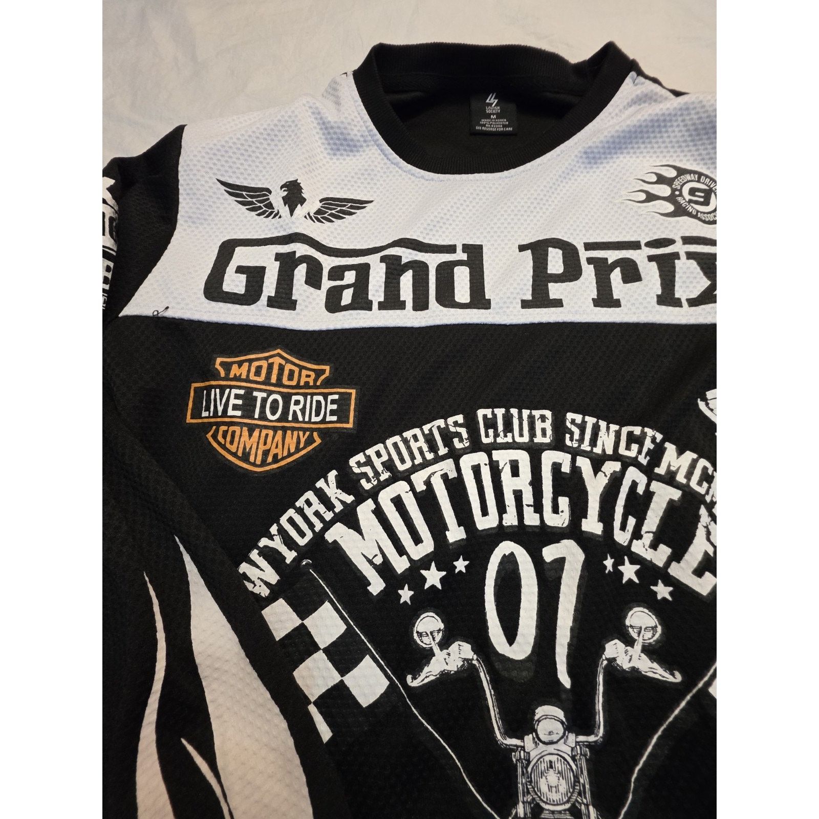 Other Lavish Society Grand Prix NY Motorcycle 07 Jersey Size US M / EU 48-50 / 2 - 3 Thumbnail