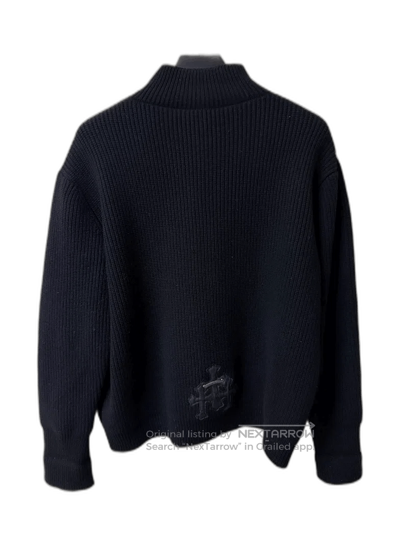 Chrome Hearts Chrome Hearts Zipper Knitted Sweater Size L. Size US L / EU 52-54 / 3 - 1 Thumbnail